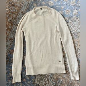 Loro Piano Cream Cashmere Sweater